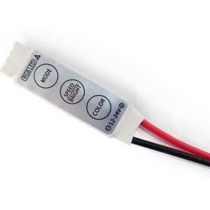 12A Mini RGB LED Strip Controller Multi Color 144W Dynamic Mode With Four Pins