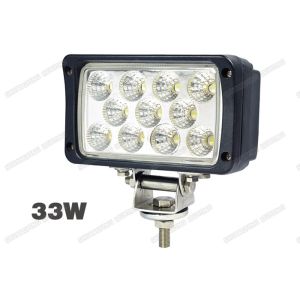 IP67 33W 6 Inch LED Truck Work Lights Easy Replace For 4WD / Off Road