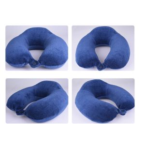 Anti - Snore Car Neck Pillow Memory Foam , Durable Small Memory Foam Travel