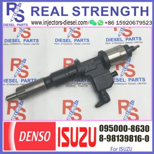 Huida Diesel Engine fuel injector 095000-6652 8-98030550-2 095000-8630 8
