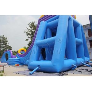 Drop Kick Giant Inflatable Sports Games / Water Slide 0.9mm PVC Made
