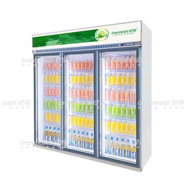 Quality Commercial Beverage Refrigerator Glass Door Cooler With Variable Frequency wholesale