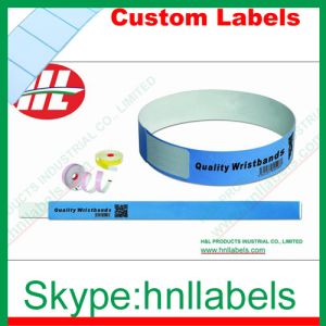 Cheap Thermal Synthetic Medical Identification Wristbands WB09 for sale