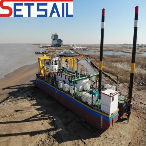 Diesel Enging Hydraulic Bucket Wheel Dredger for Hard Silt in Pork River and