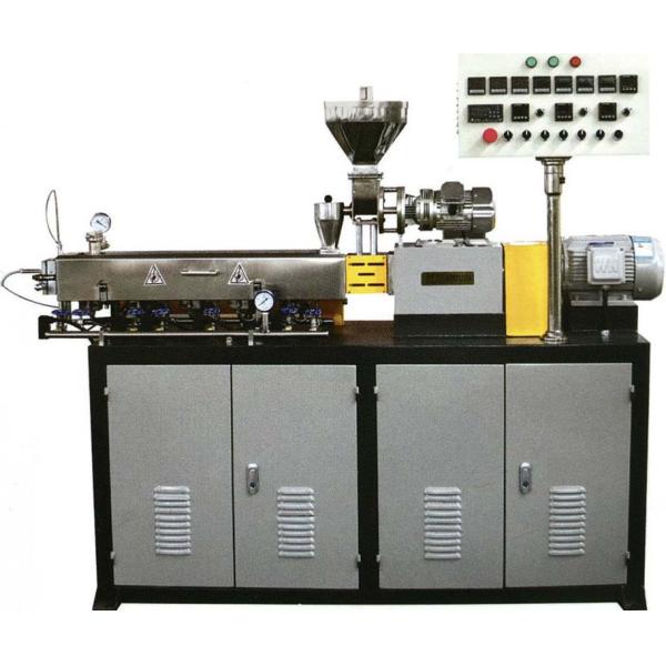Digital Temperature Control Double Screw Extruder Machine Anti Corrosion Twin