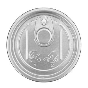 211#-2 OEM Easy Open Lid , Metal Can Lid For 4 Color Coffee Tin Cans