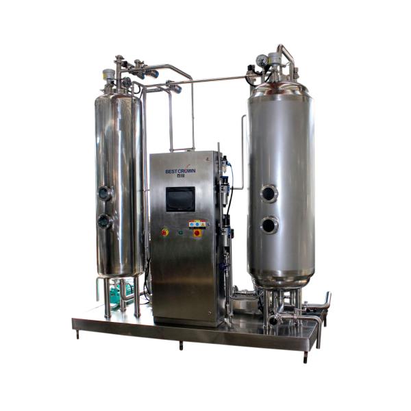 Quality Cip Cleaning 4.5t/H Co2 Mixer Plc Beverage Processing System wholesale