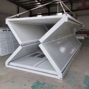 Foldable Steel Container House Waterproof Modular Prefab Structure