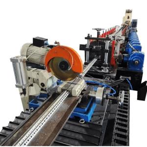 Gearbox Driven Steel Storage Rack Roll Forming Machine With Advanced Punching Capability