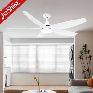 1/ 4 / 8 Hours Timming Plastic Blade LED Ceiling Fan With Remote Smart App