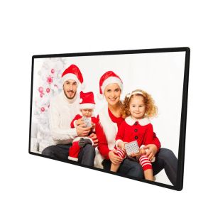 65 Inch 4k Wall Mounted Digital Signage Ultra Thin With High Brightness