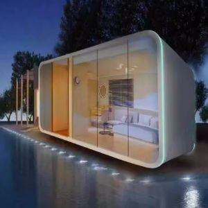 Galvanized Steel Frame Modern Container House for Garden Pod Capsule and Apple