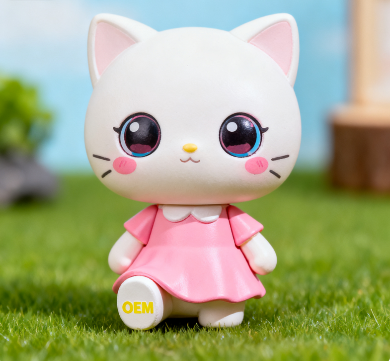 Custom Made Soft 3D Promotional Soft PVC Cute Action Figure Blind Box Toy