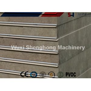 Wall Sandwich Panel PU / ROCKWOOL Foam Roll Forming Machine With Cheap Price