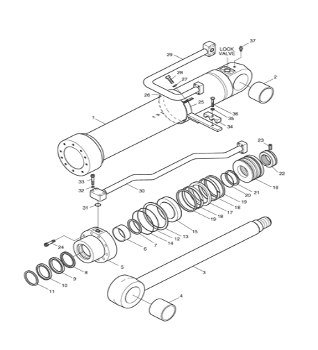 440-00355AKT Seal Kit Fit DOOSAN SOLAR 225LC-V For Excavator Parts