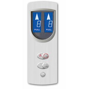 Elevator control panels: COP B3P5 and LOP B3P6