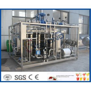 3 Section Milk Pasteurization Equipment with PLC Touch Screen PID Control