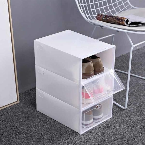 Multiscene Use Rectangle Household Shoe Box For Sneakers Storage Dustproof