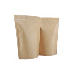 custom PE coated coffee packaging bags with window