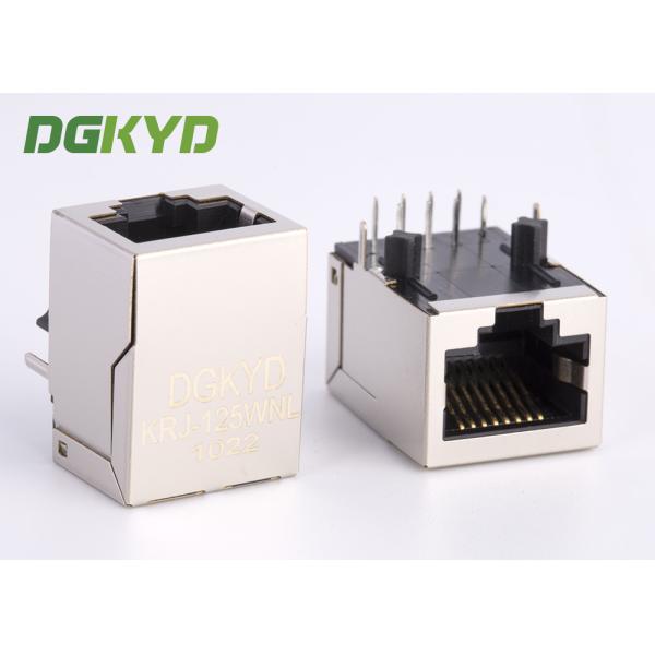 Single Port 10 / 100 base RJ45 with transformer integrated connector module