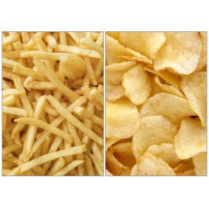 Small Scale Chips making Machine , Potato Chips Manufacturing Plant Fully