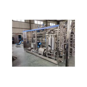 Manufacturing Plant Tubular Sterilizer for Particles Beverage Processing Line