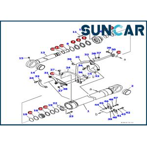 Cheap Komatsu Service Kit 707-99-77050 Bucket Cylinder Seal Kits For PC1250-8 Excavator replacement for sale