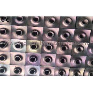 Stable Pet Shredder Machine , Single Shaft Plastic Bottle Shredder Safe