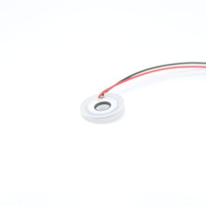 White PZT 23W 1.7M Ultrasonic Atomizing Transducer Ag Electrode