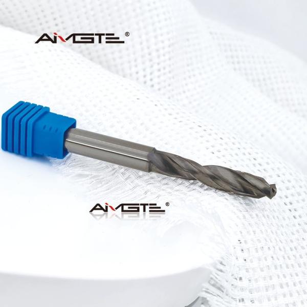 Quality 2 Flute Coolant Through Drill for Aluminum High Speed CNC Carbide Drill Bit with Internal Coolant Channels Precision Hole Making Tool wholesale