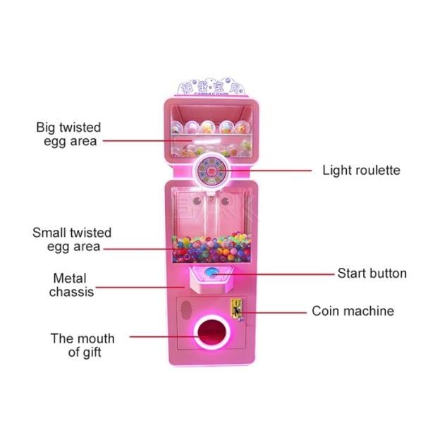High Quality Twisted Egg Baby Gashapon Gift Prize Electronic Gift Game Machine