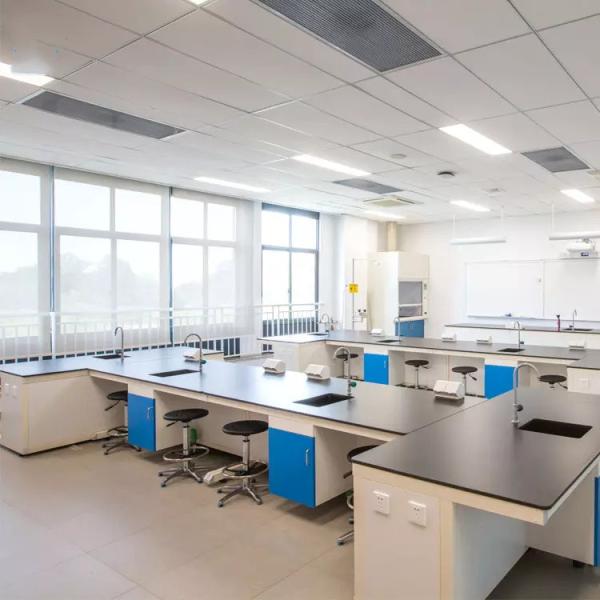 Ceramic School Laboratory Furniture Science Lab Equipments Movable With Chair SEFA 8M