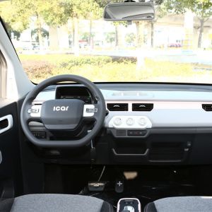 High Speed Chery QQ Ice Cream Mini EV Car with 120km Pure Electric Range