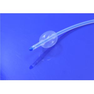 China Integrated Bend Tip Indwelling Bladder Catheter , Silastic Foley Catheter on sale