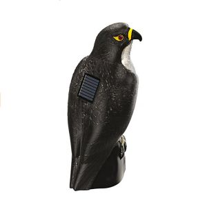 Garden solar ultrasonic insect repellent hawk style antique electronic pest