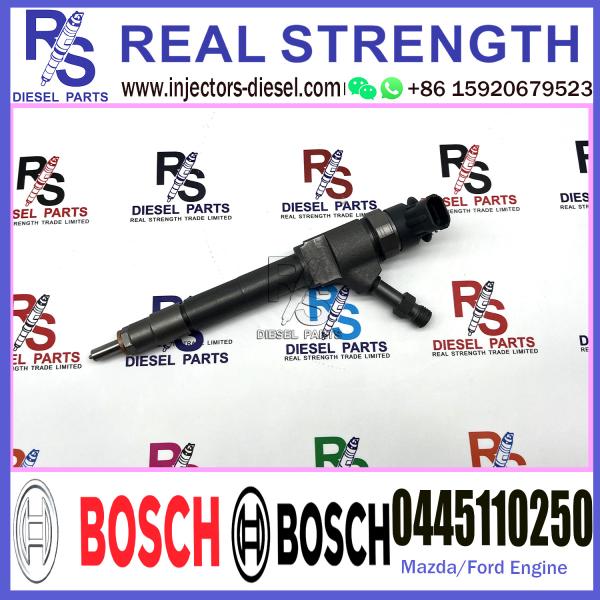 BOSCH injection 0445110250 0445110249 Diesel Fuel Common Rail Injector 0445110250 0986435123 For Mazda Engine