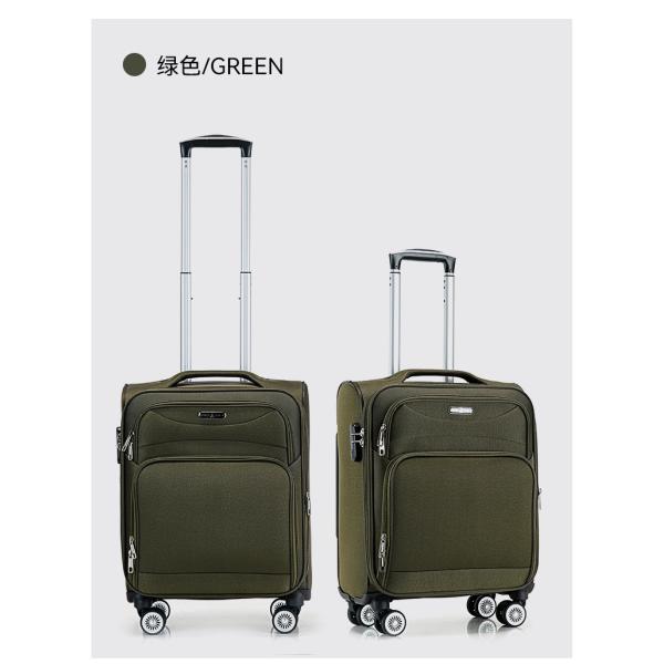 Waterproof and Scratch-Resistant Oxford Cloth Suitcase with Password Lock and Zipper Closure in Upgraded Colors