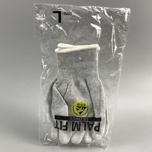 PU Coated Palm Stretchable S M L Antistatic Control working Glove