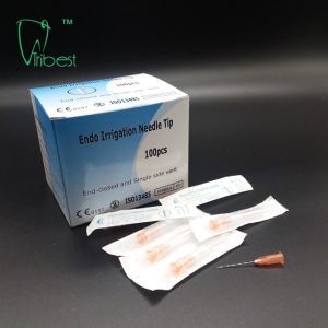Disposable Dental Endo Irrigation Needle Tip 1" Enclosed One Side Hole