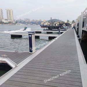 Low Maintenance Modular Aluminum Alloy Floating Docks Marina Floating Walkway