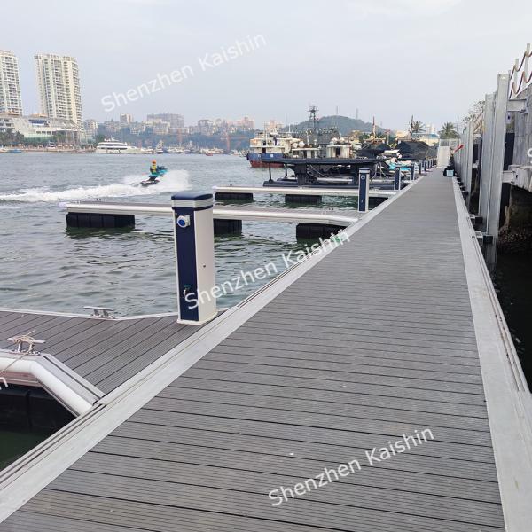 Low Maintenance Modular Aluminum Alloy Floating Docks Marina Floating Walkway