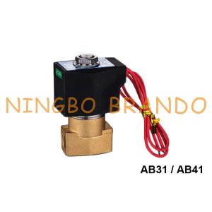AB31 AB41 CKD Type 2 Way NC Brass Solenoid Valve 1/8'' 1/4'' 3/8'' 1/2''