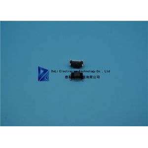 284698 1.27MM PCB Circuit Board Headers / Wire Housings SMT Black Vert Male