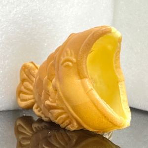 Double Waffle Maker Ice Cream Machine with Open Mouth Fish Shape and Timer 0-10