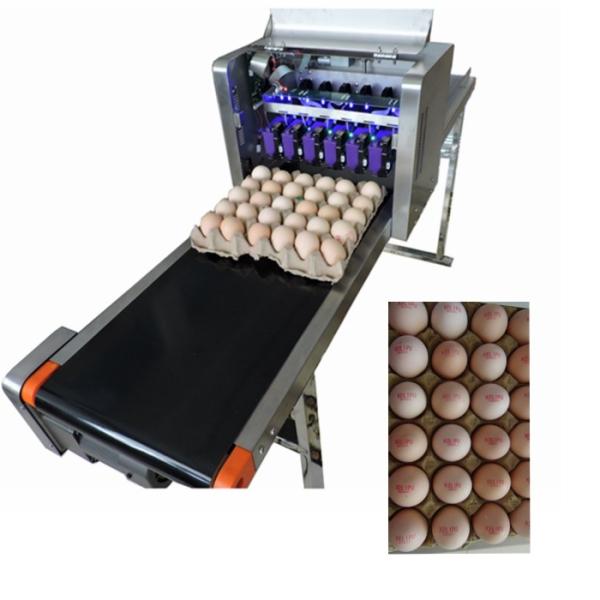 Cheap Convenient Moving Egg Code Printing Machine With Personalized Integration Frame for sale