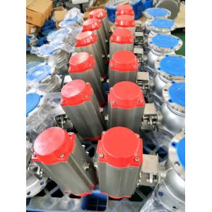 Anti Corrosion Pneumatic Rack And Pinion Rotary Actuators Control Valve