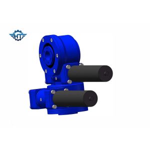 Helical Gear Enclosed Housing Dual Axis Slew Drive Model SDE21 With AC 380 Motor