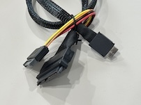 SFF-8654 8i to SFF-8654 8i High-Speed Mini SAS HD Connector Cable, 1.0 m 32AWG 85 Ω Braided Assembly