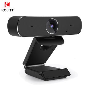 80 Degrees USB Computer Webcam Full HD 1080P 60FPS Autofocus