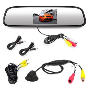 Automobile Rear View Mirror Monitor With Backup Camera 800*RGB*480 Pixel Number